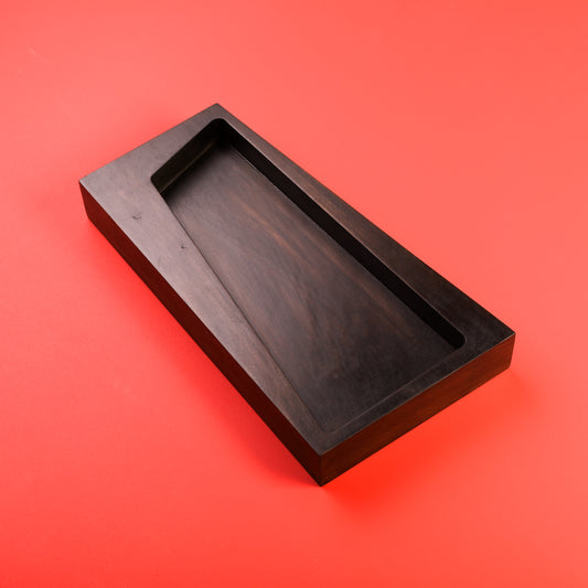 Off square tray
