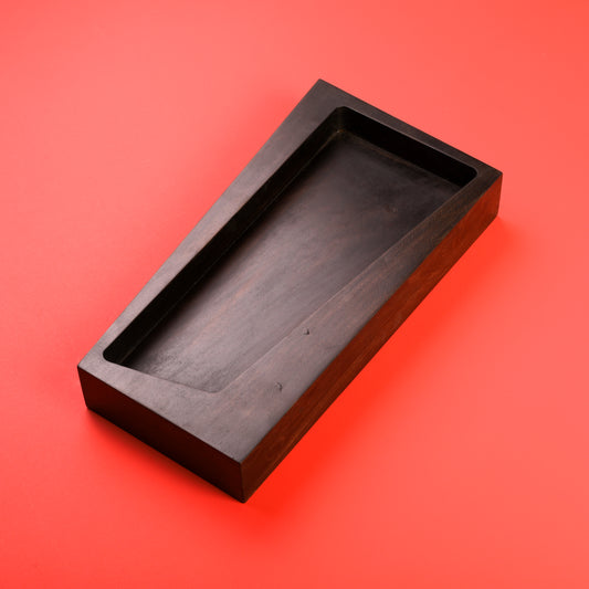 Off square tray