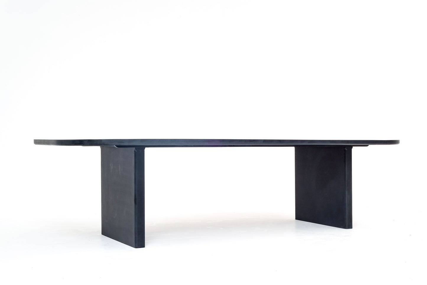 Solid black table
