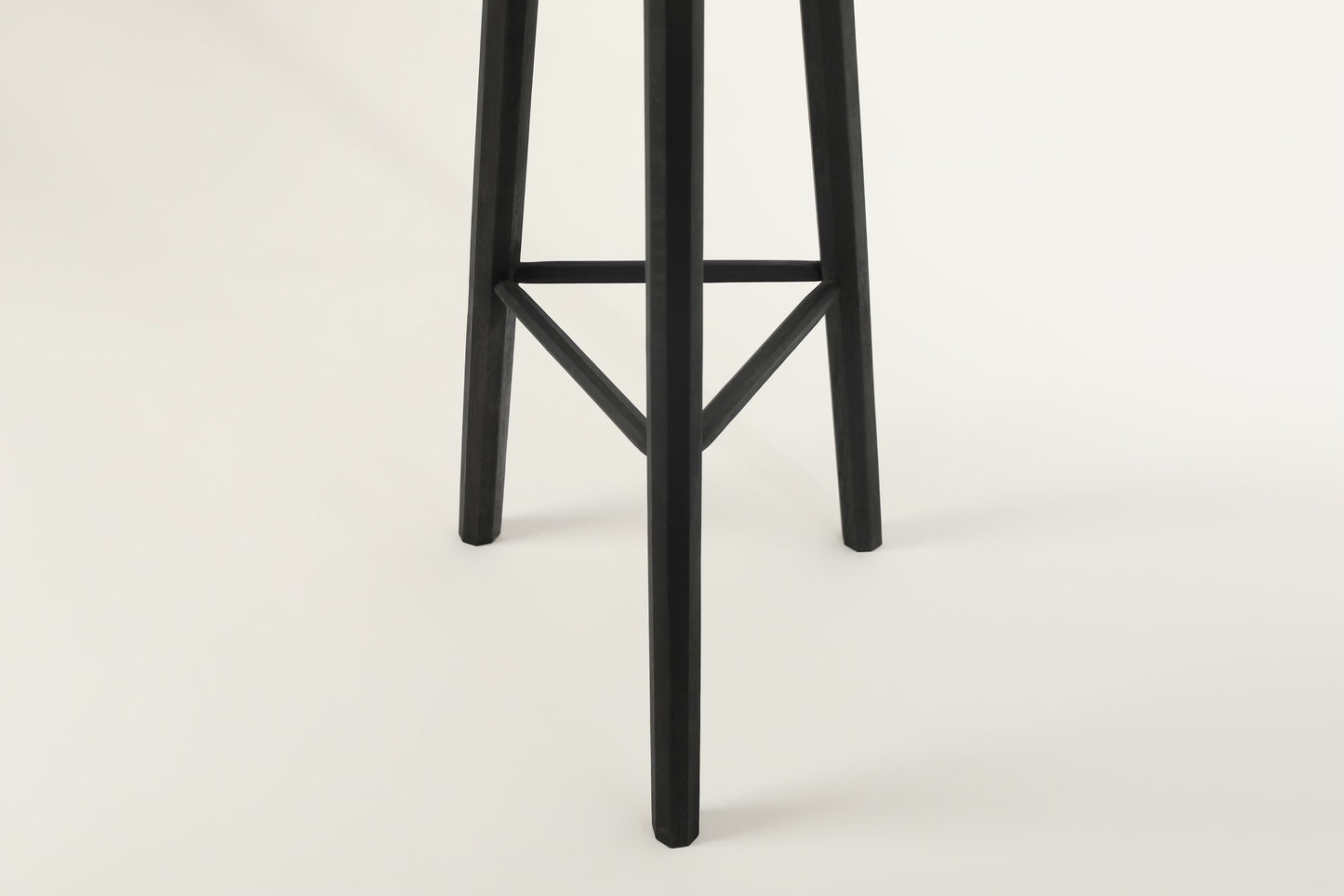 Black oak stool