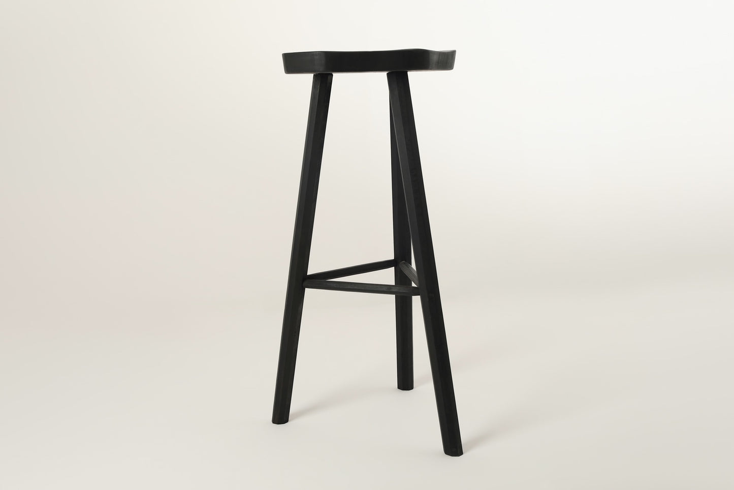 Black oak stool