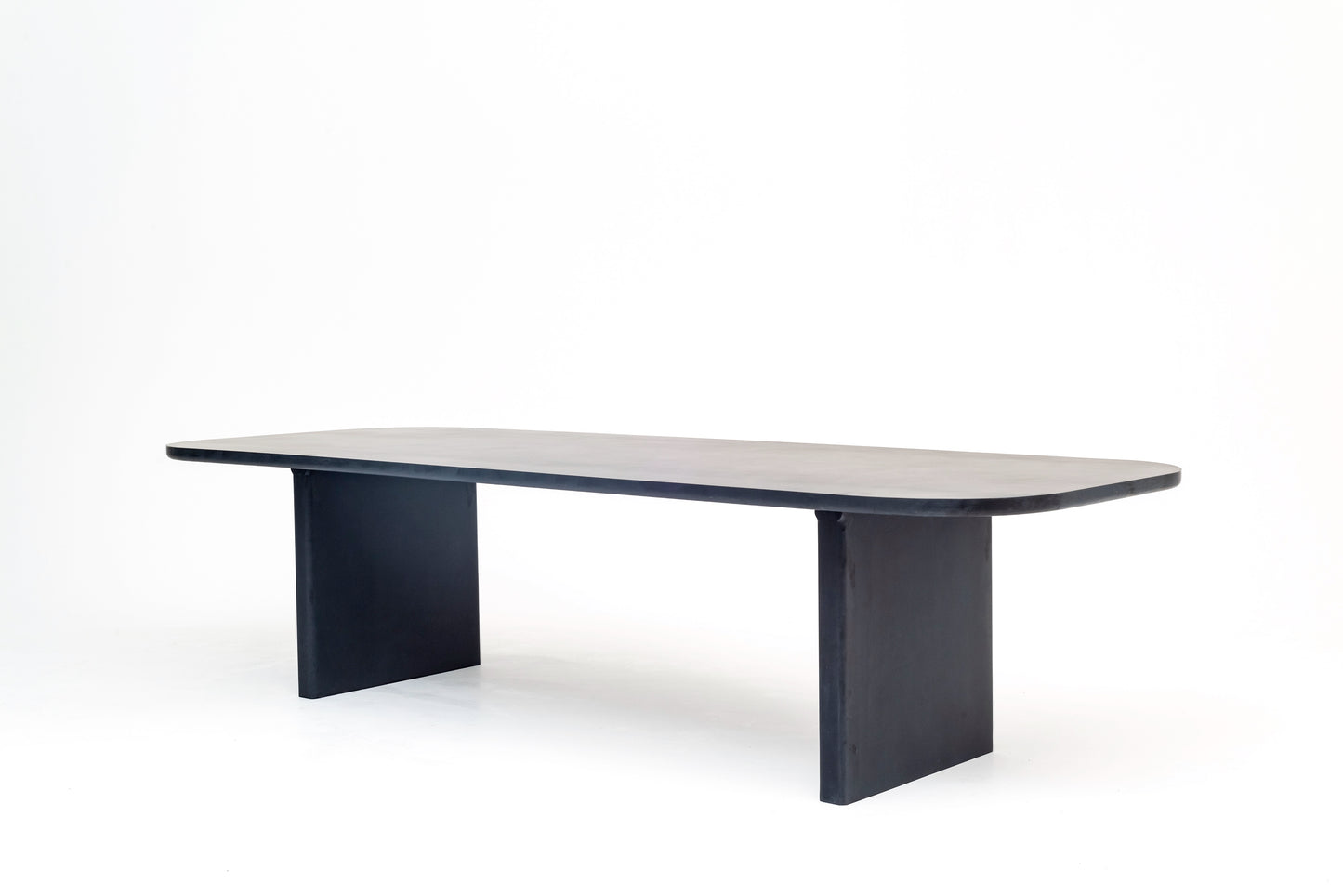 Solid black table