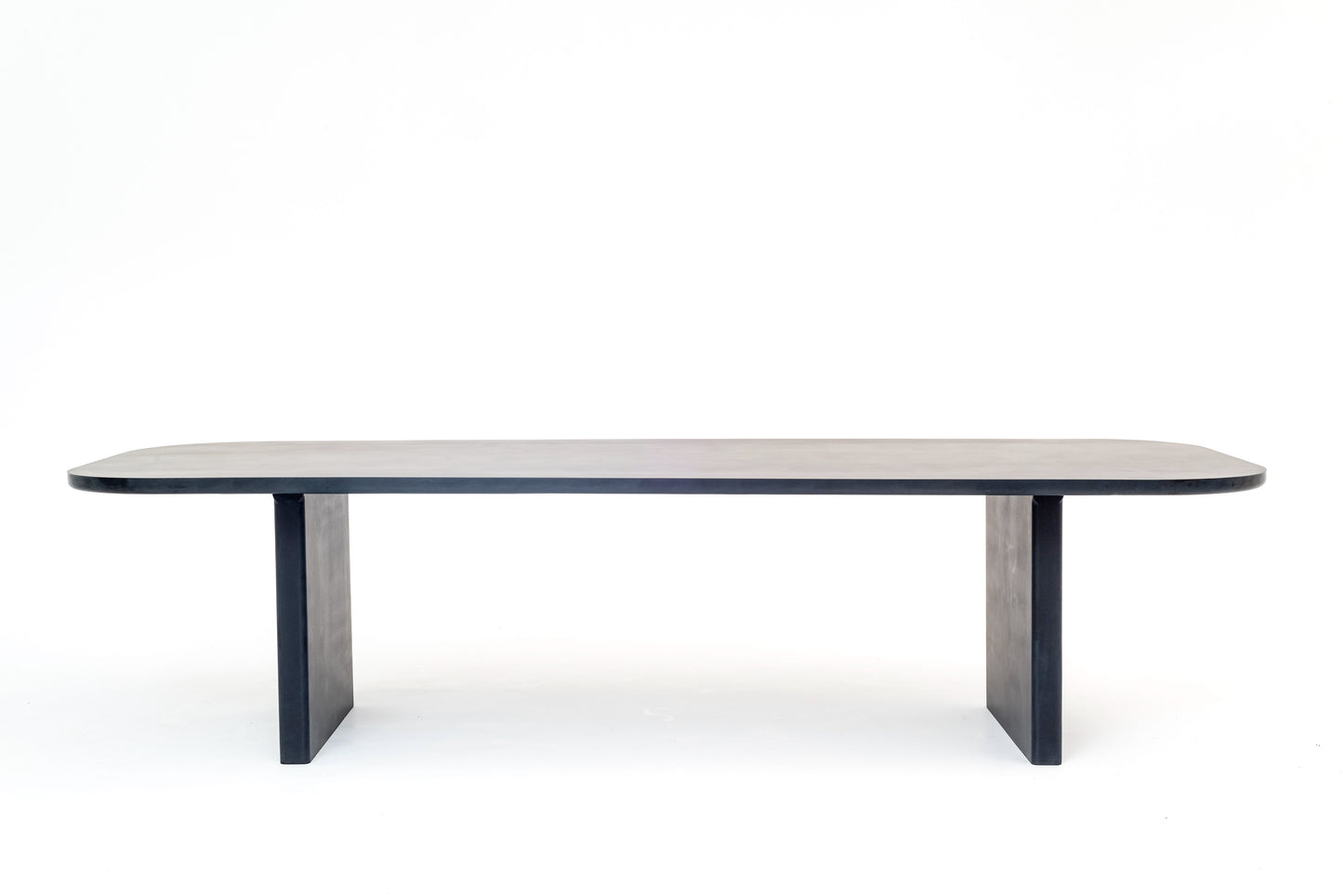 Solid black table