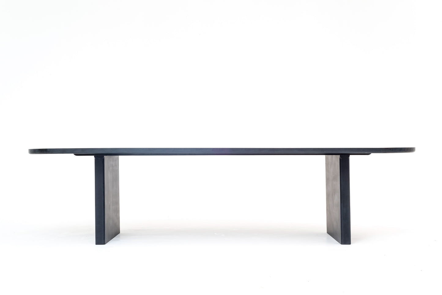 Solid black table