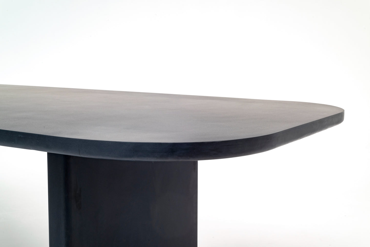 Solid black table