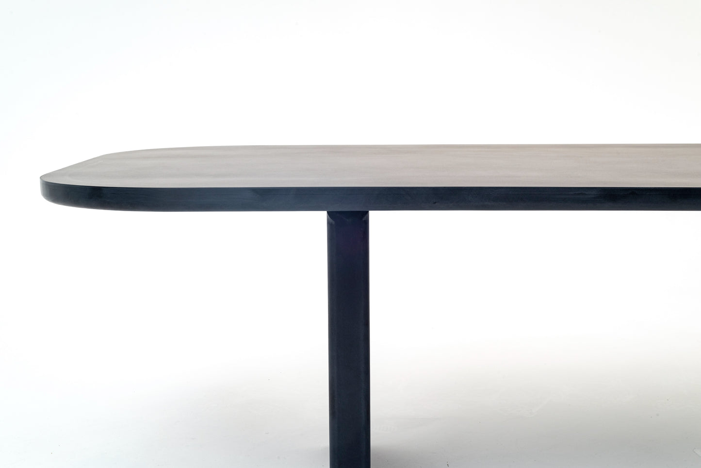 Solid black table