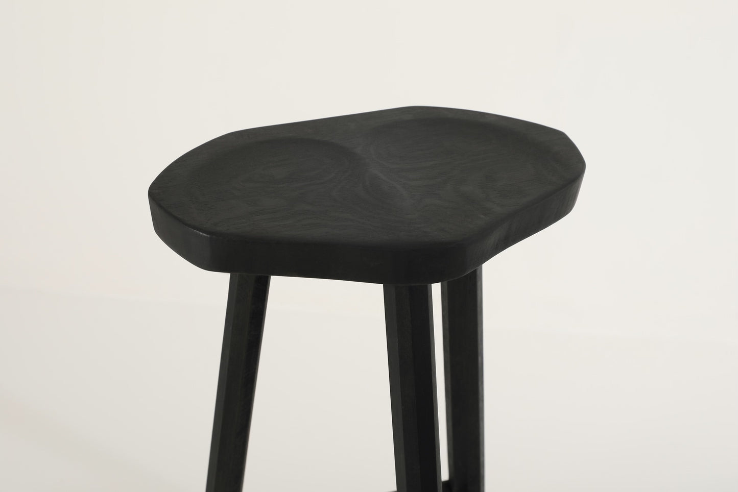 Black oak stool