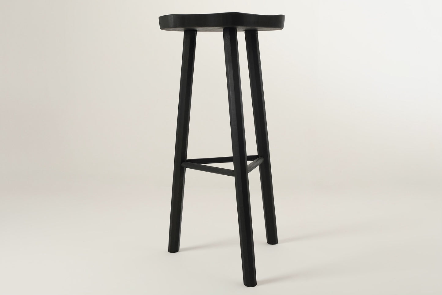 Black oak stool