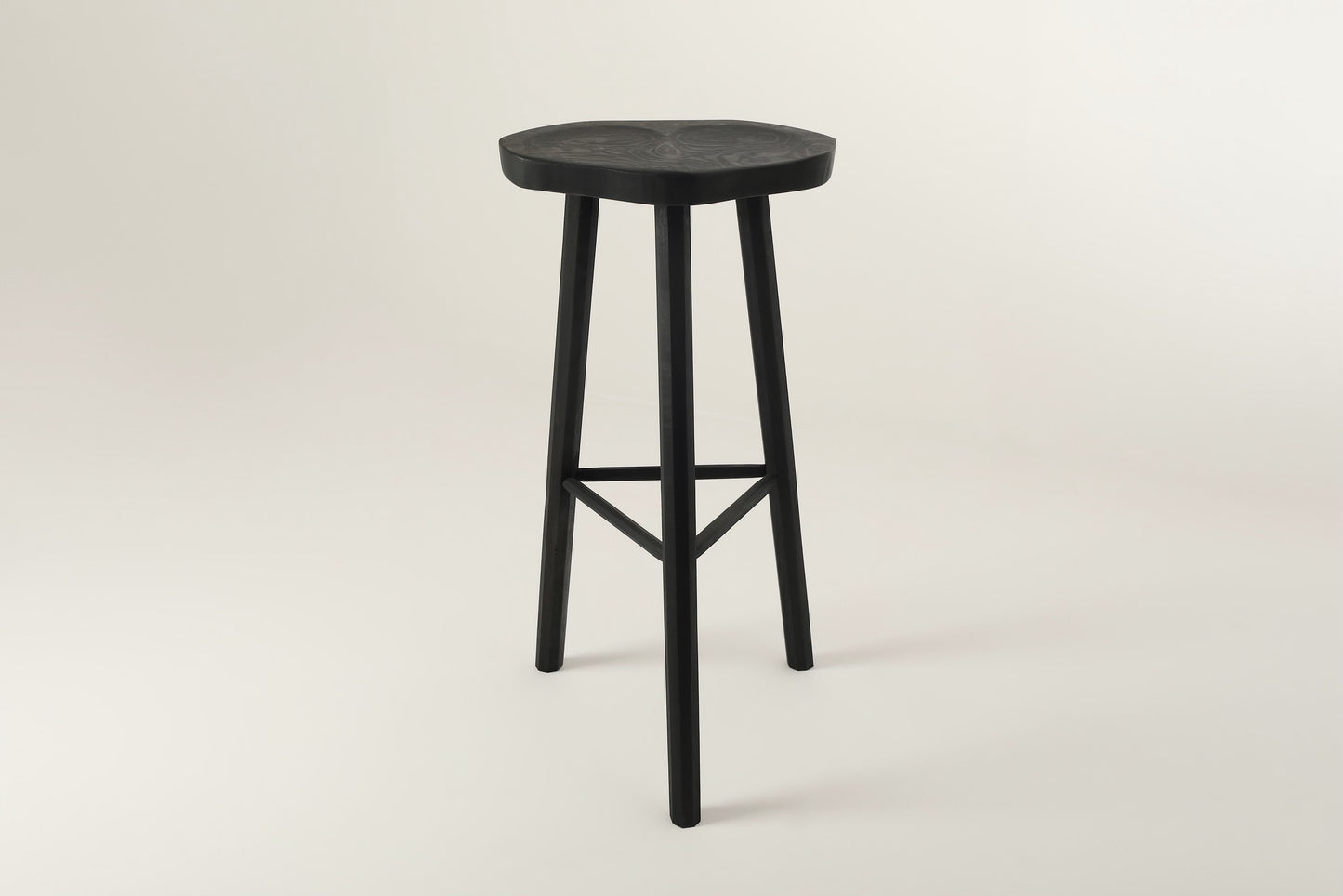 Black oak stool