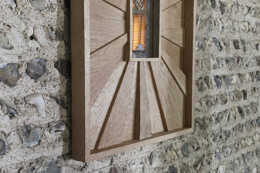 Scalloped mirror