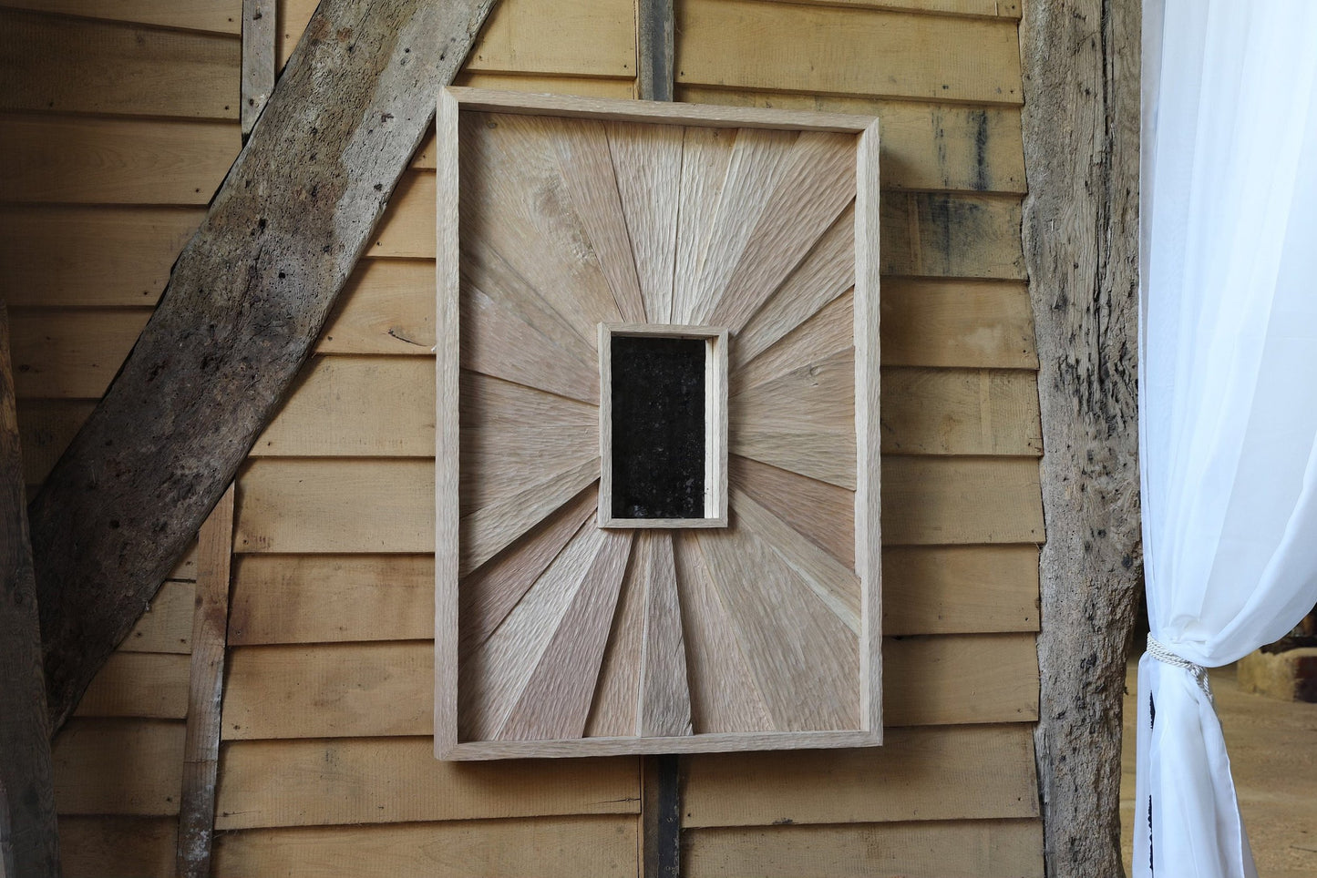 Scalloped mirror