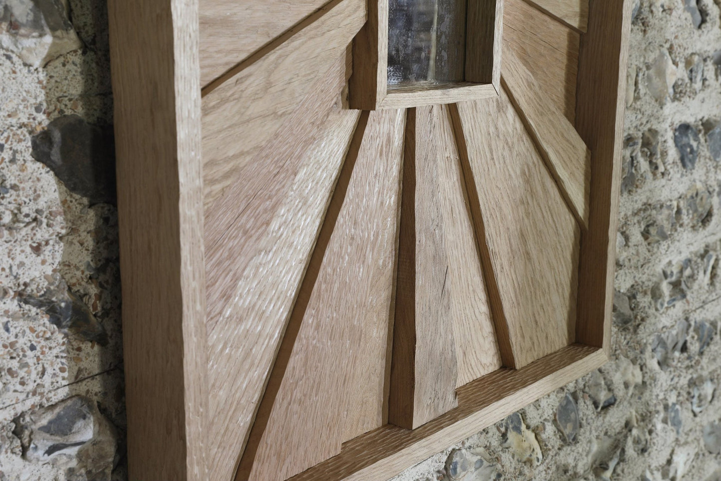 Scalloped mirror