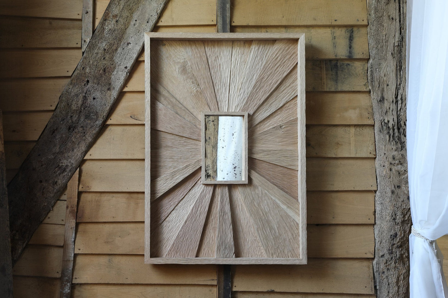 Scalloped mirror