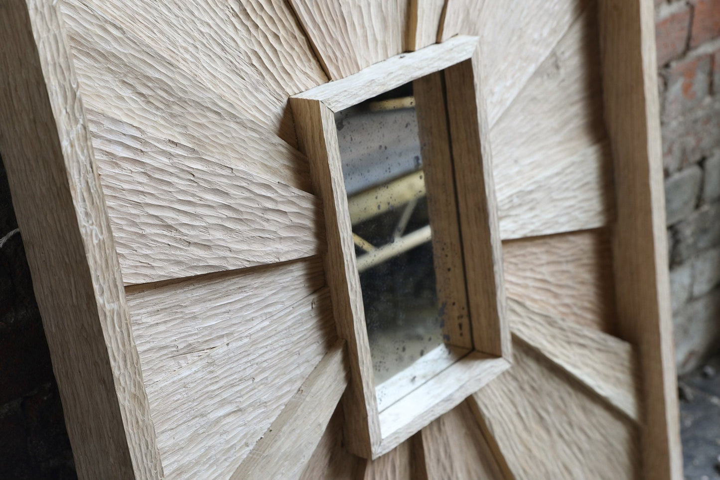 Scalloped mirror