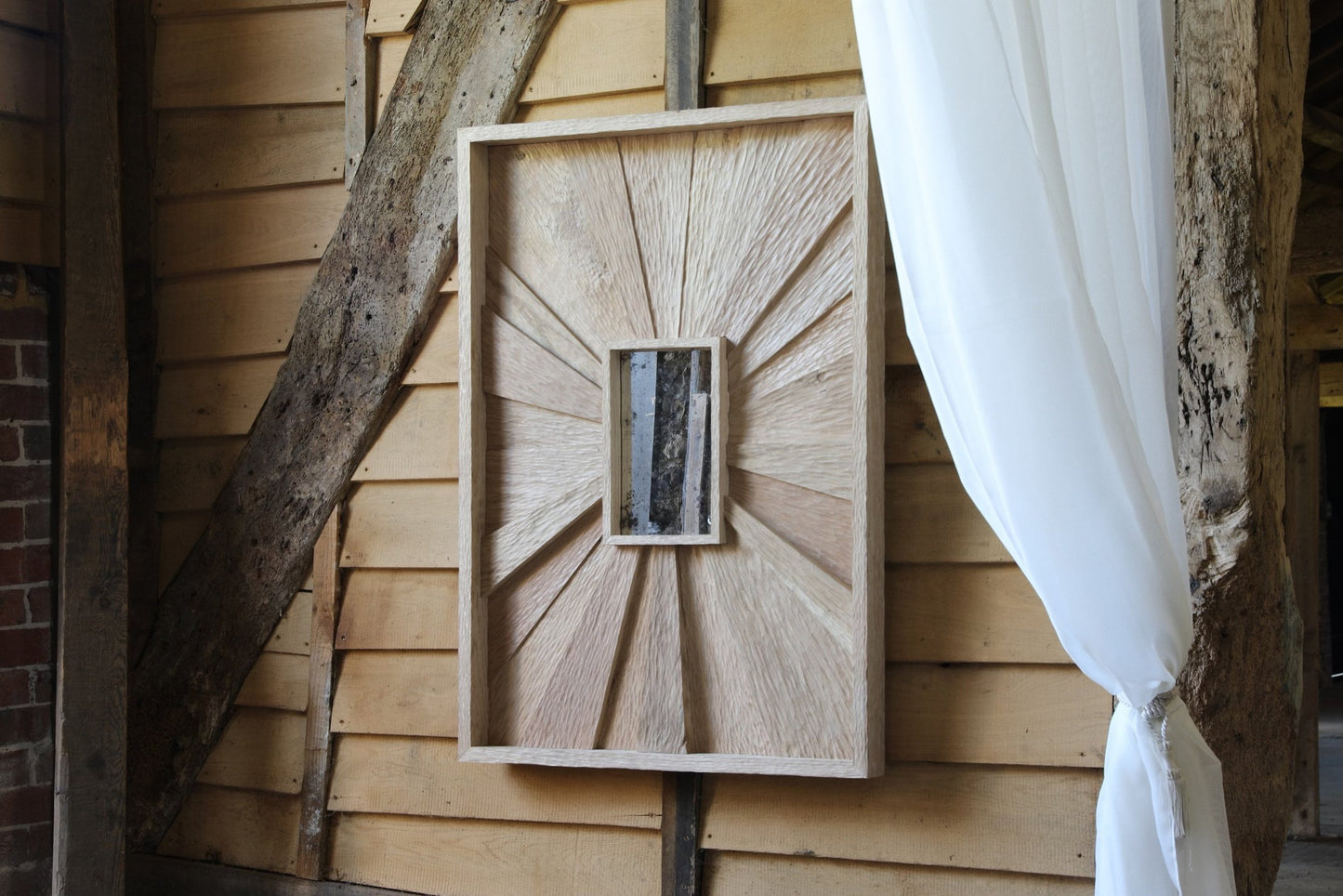 Scalloped mirror